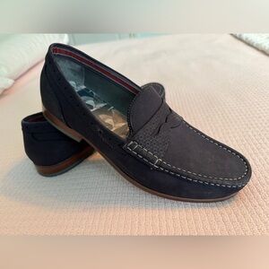 Ted Baker Men's Dark Blue Slip-On Loafers